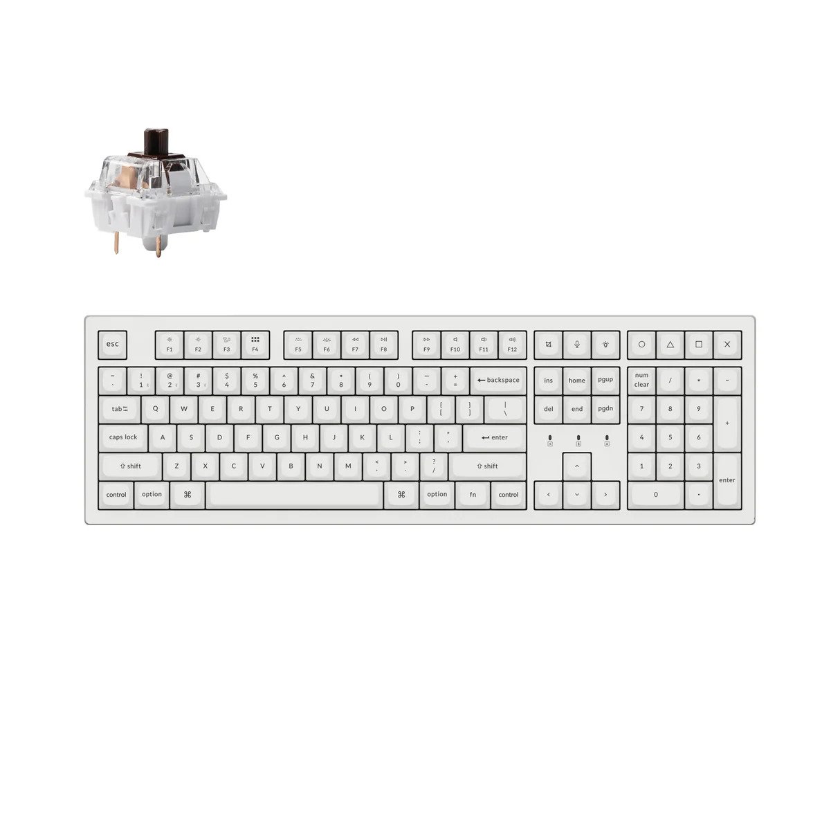 Keychron K10 Pro 100% Top Sale QMK/VIA Wireless Mechanical Keyboard