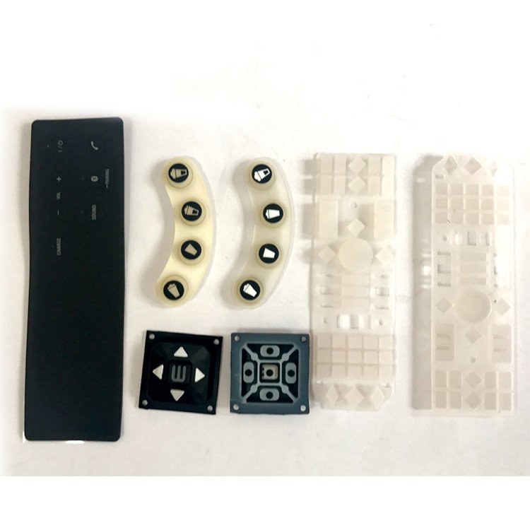 XHW Custom silicone rubber numeric membrane tv stick keyboard color push button membrane switch for ps4 controller