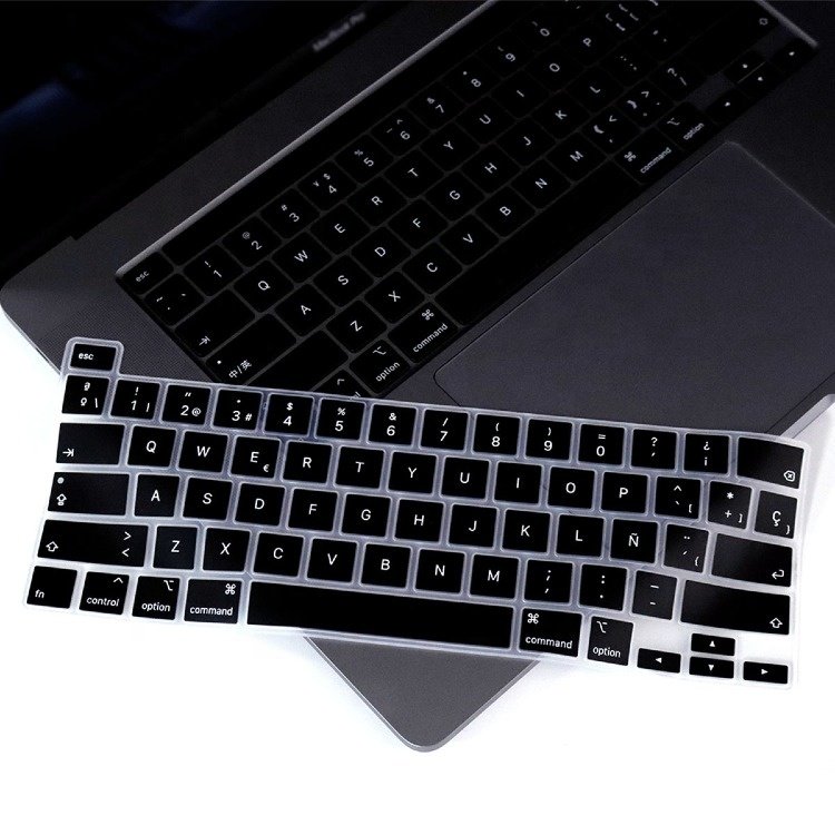 Silicone Spanish Keyboard Guard Skin Colorful Keyboard Cover Protector for macbook Air A2179 / A2337 laptop