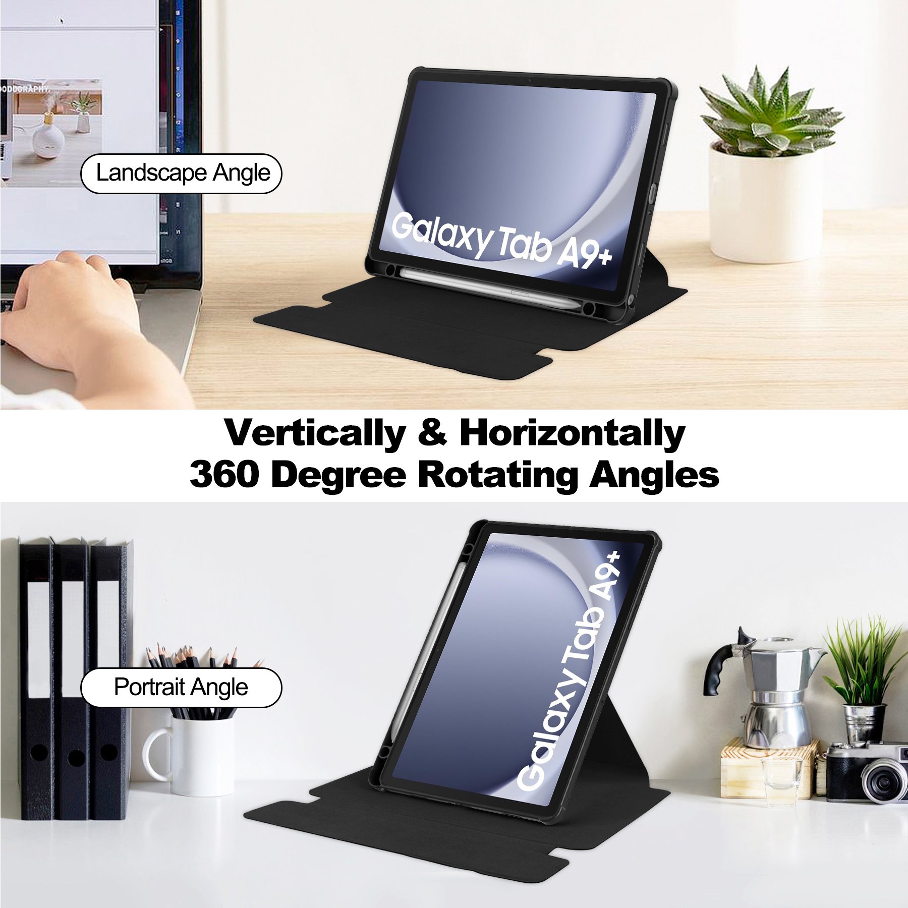 Magnetic Tablet Cover With Pen Slot Wireless Keyboard Case For Samsung Tab A9 Plus SM-X216 X210 X218 11 inch 2023