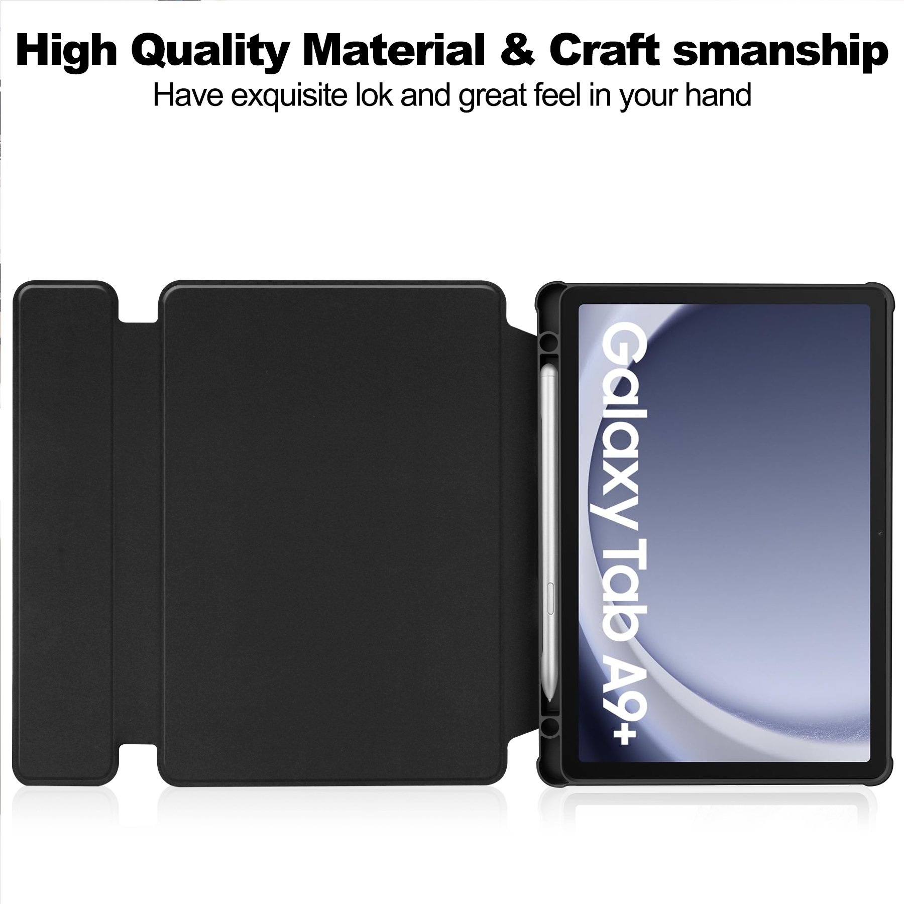 Magnetic Tablet Cover With Pen Slot Wireless Keyboard Case For Samsung Tab A9 Plus SM-X216 X210 X218 11 inch 2023