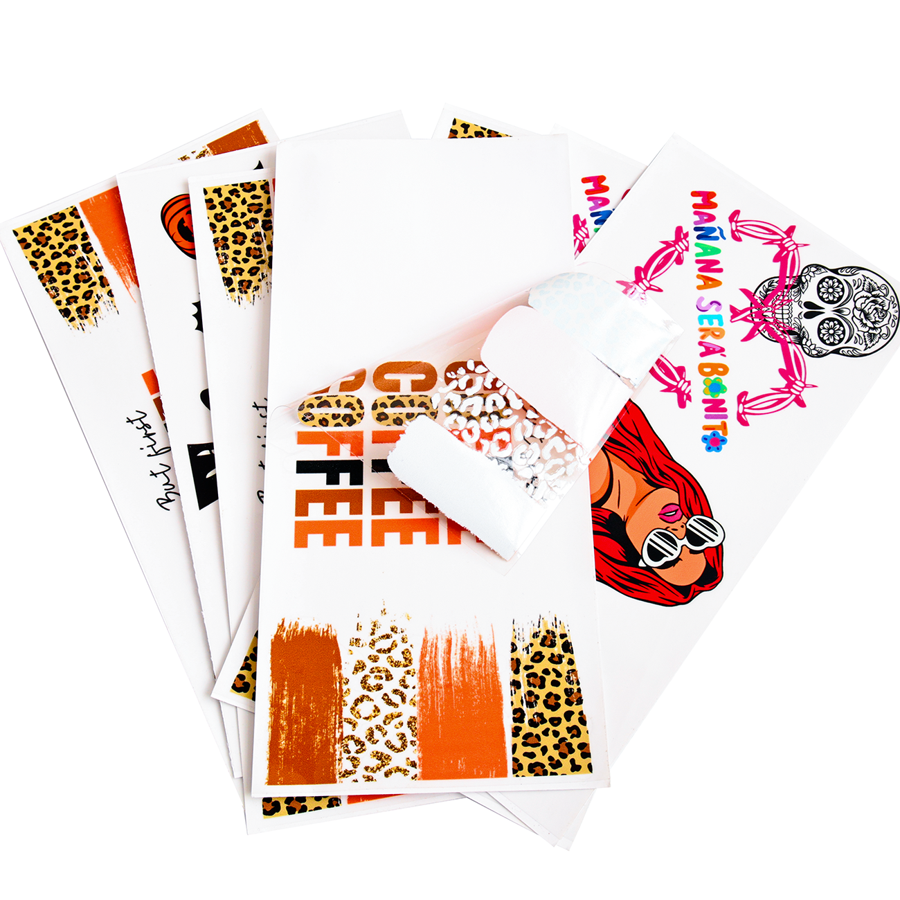 Customized Halloween ghost horror elements dtf transfer stickers uv dtf cup wrap transfers waterproof