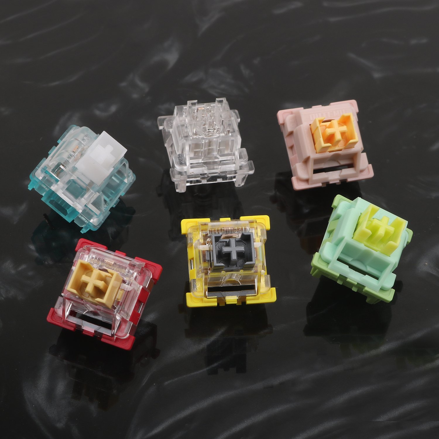 Outemu Mechanical Keyboard Switches 3Pin Silent Linear Lube RGB Gaming MX Switch Tactile Similar Holy Panda Switch