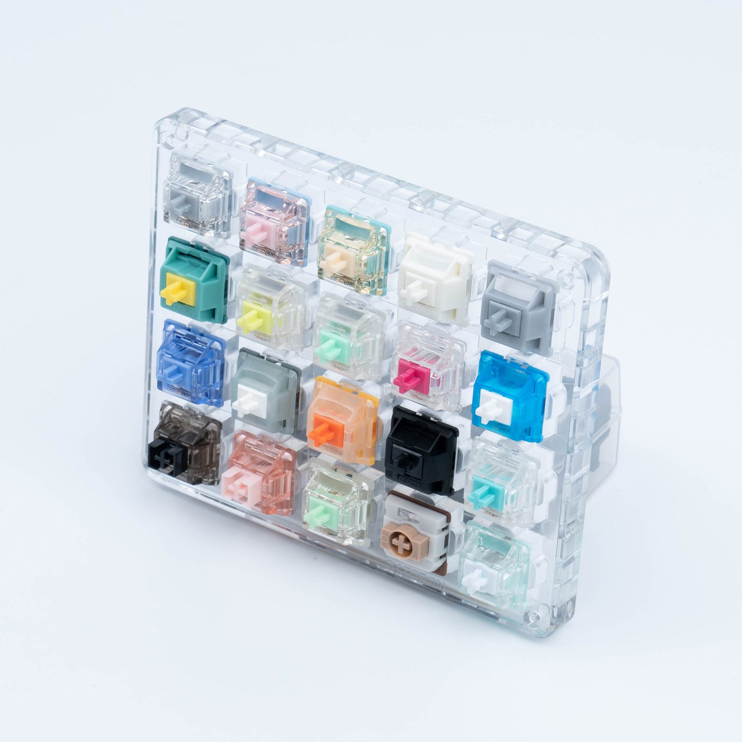 GATERON Fast delivery Magnetic Customized Switch Treasure Version Mechanical Keyboard Acrylic Switch Tester 20pcs Sample