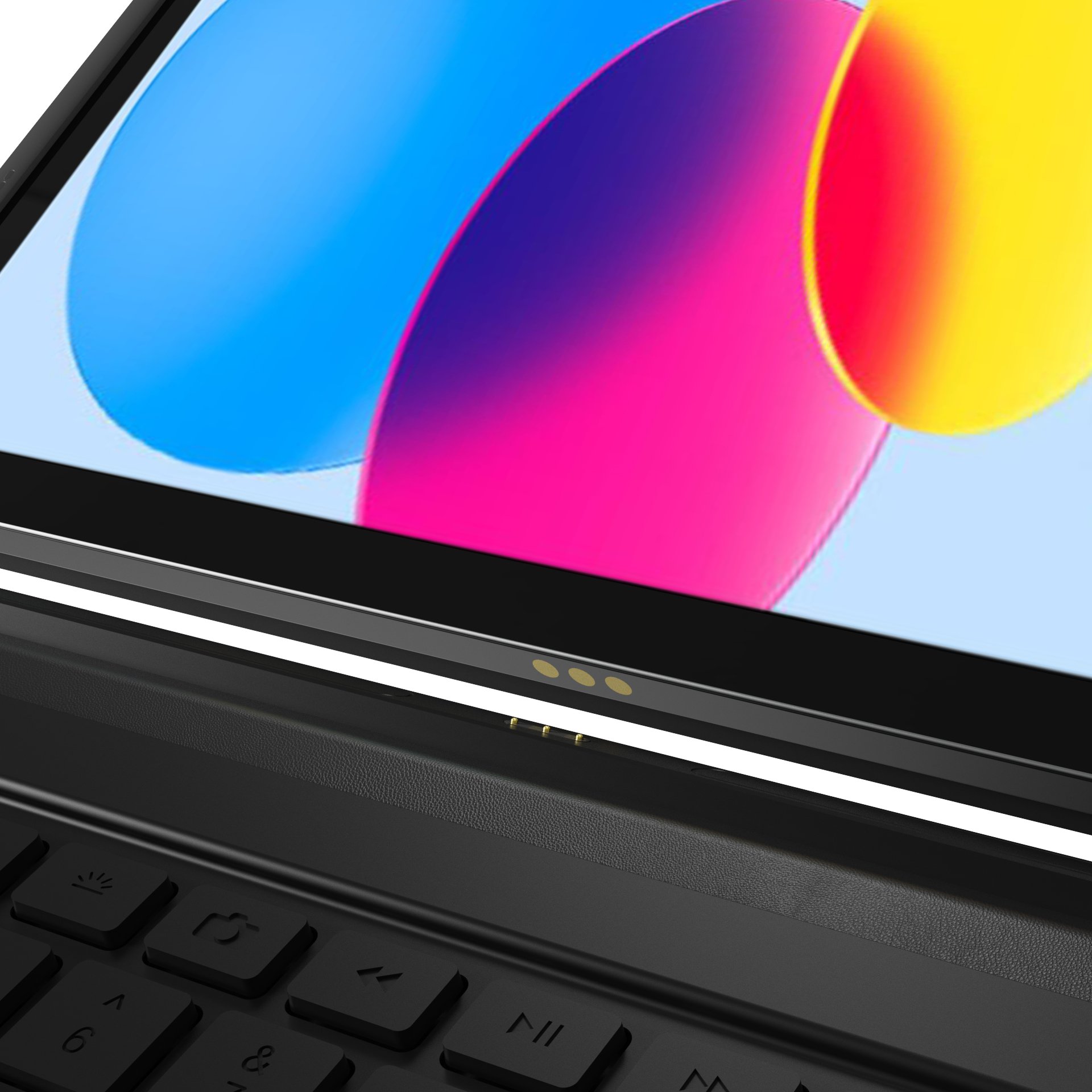 2023 Latest mini smart connector touch pad magic keyboard case For iPad 10th For MFI with pen slot