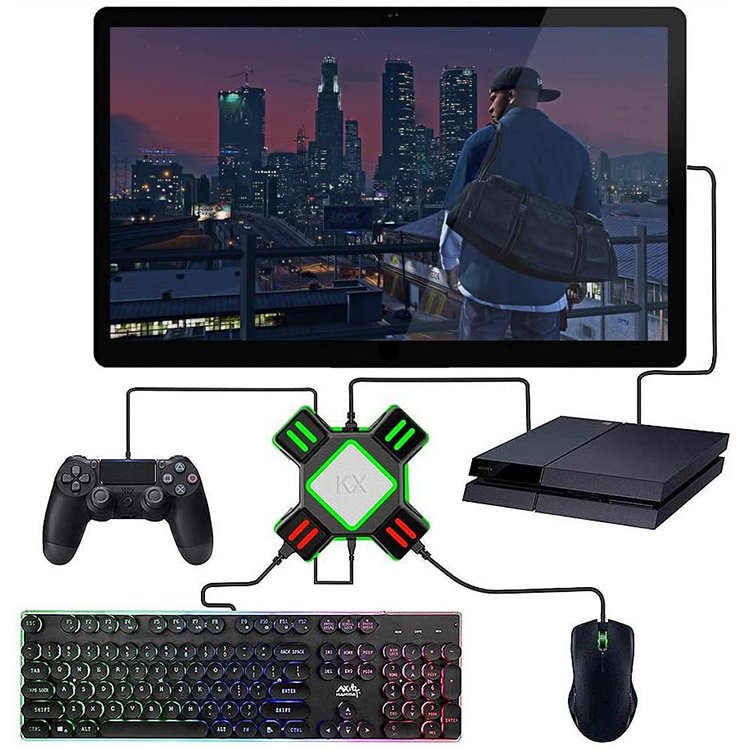 KX Keyboard Mouse Controller Converter For Xbox One Nintendo Switch PS4 PS3 adapter Game Accessories