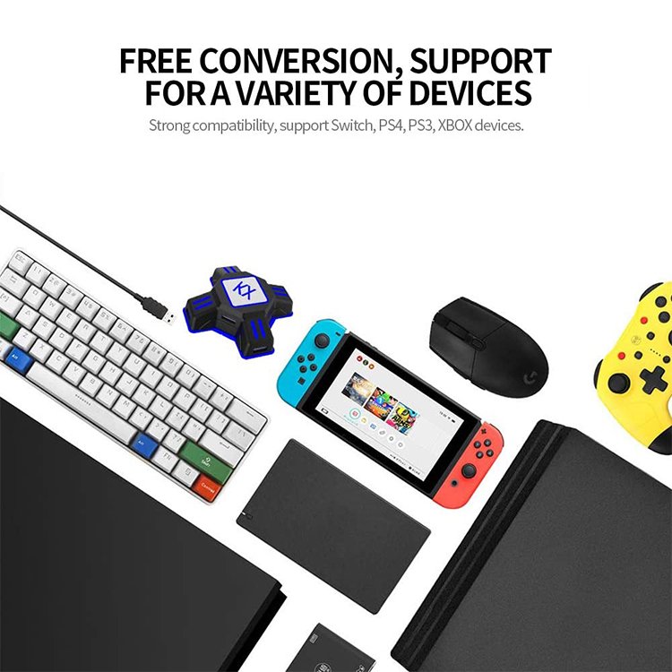 KX Keyboard Mouse Controller Converter For Xbox One Nintendo Switch PS4 PS3 adapter Game Accessories
