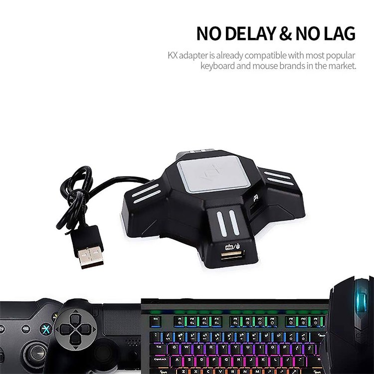 KX Keyboard Mouse Controller Converter For Xbox One Nintendo Switch PS4 PS3 adapter Game Accessories