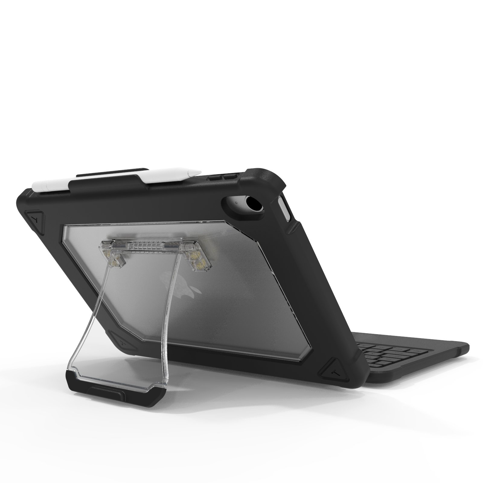 OEM Foldable Kickstand Mini Wireless Tablet Keyboard Smart Connector MFI PU Cover for iPad 10.2 10.5