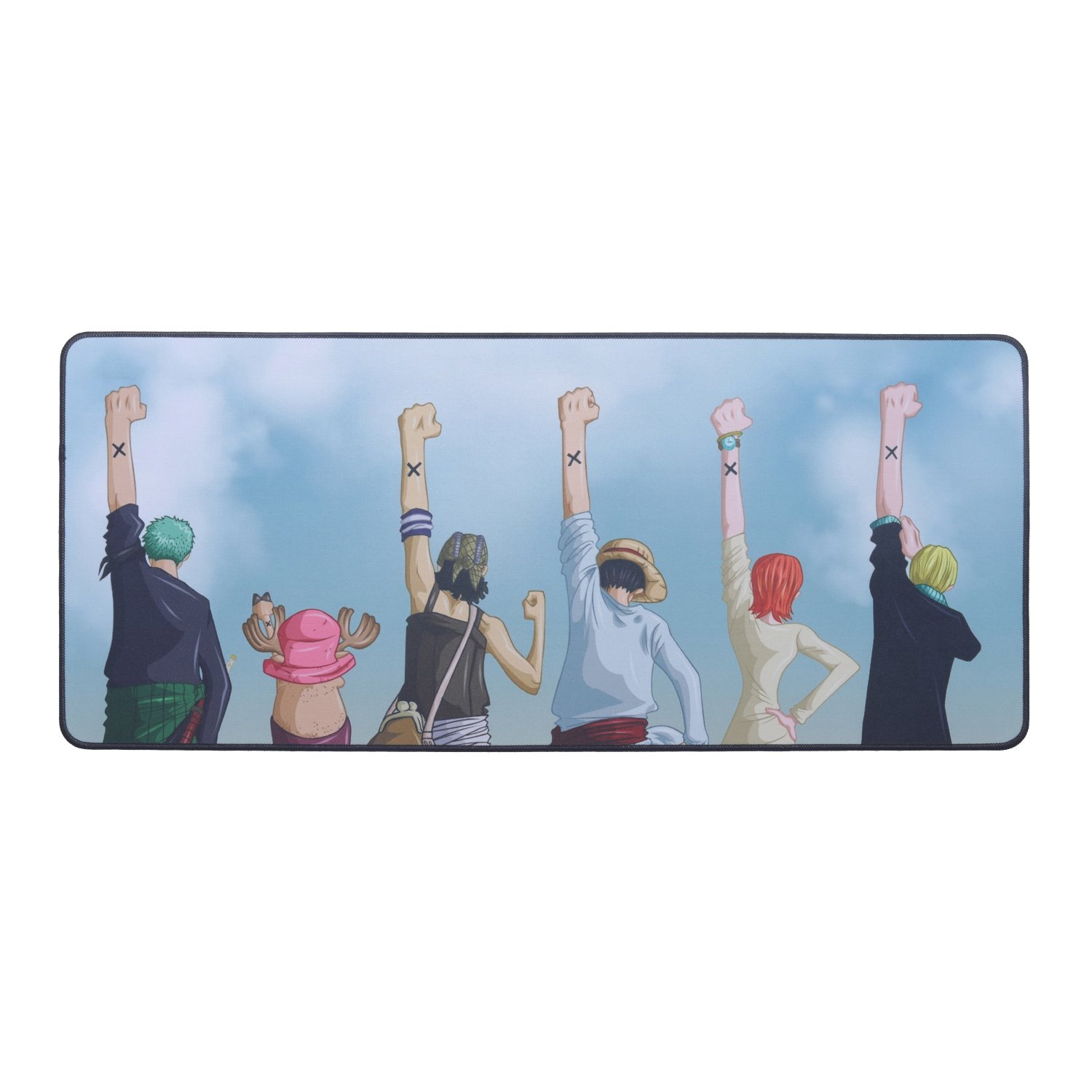 Customized Logo Printing Rubber Leather Desk Mat Sexy Breast Anime Keyboard Excel Shortcut Keys Mouse Pads Gaming Waterproof