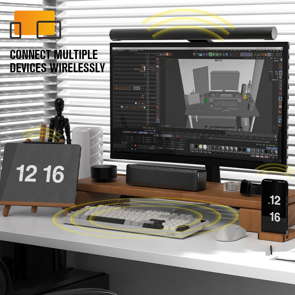 SAMA Mechanical Keyboard Tri-mode Wireless RGB Backlight Hot-Swappable computer Wired Gaming Keyboards with OLED Smart Display