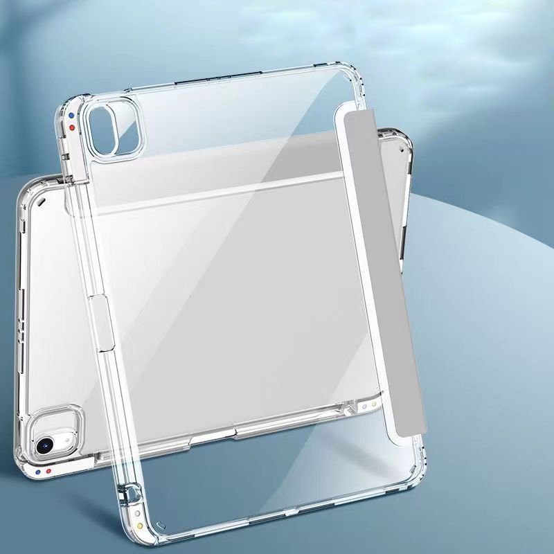 Shockproof Clear TPU Acrylic Bumper Tablet Case PU Leather With Soft Tpu Cover For iPad mini6 2021
