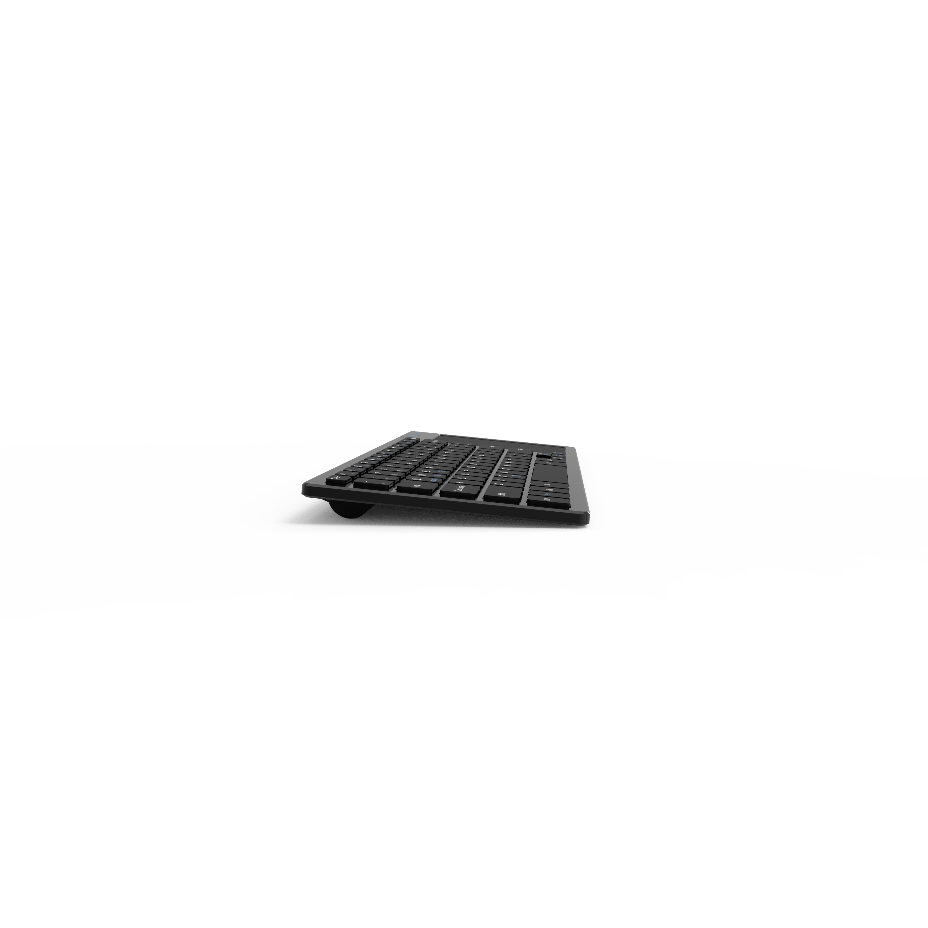 BT8005XR Rechargeable Bluetooth5.0,3.0 and 2.4G Ultra Thin Wireless Keyboard With Touch Pad for Android ios Windows Devices
