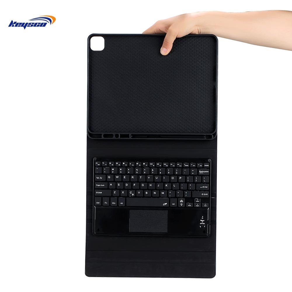 Flip Slim Detachable Wireless ABS Keyboard Stand Case Cover for iPad pro 12.9 inch Universal Trackpad Keyboard Leather Case