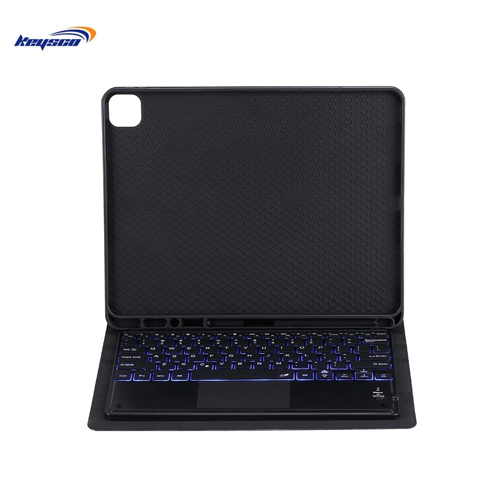 Flip Slim Detachable Wireless ABS Keyboard Stand Case Cover for iPad pro 12.9 inch Universal Trackpad Keyboard Leather Case