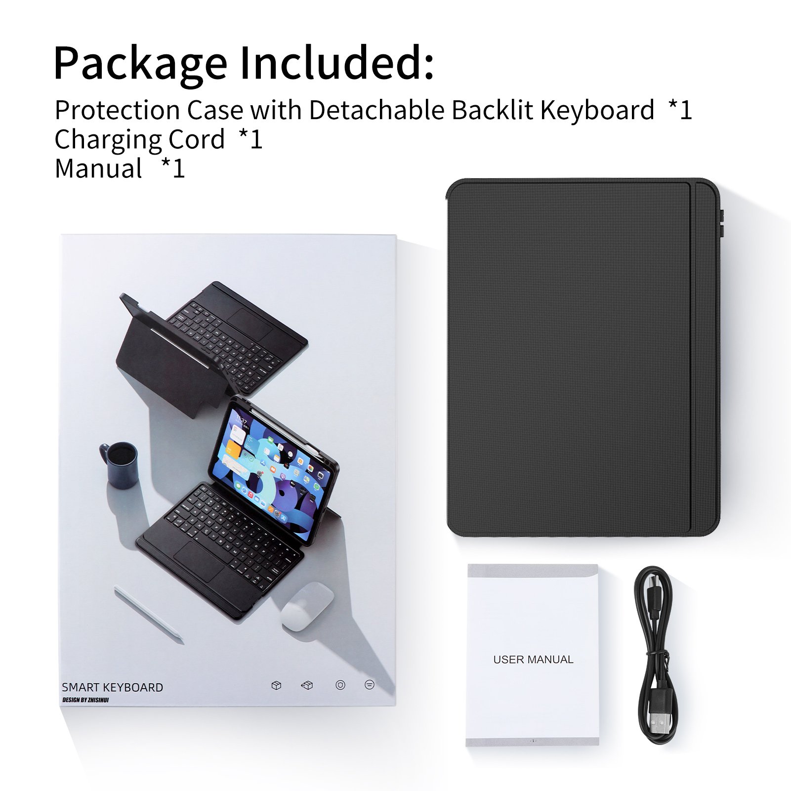 Wireless Keyboard Tablet Cover For Ipad Pro/Air Case Keyboard