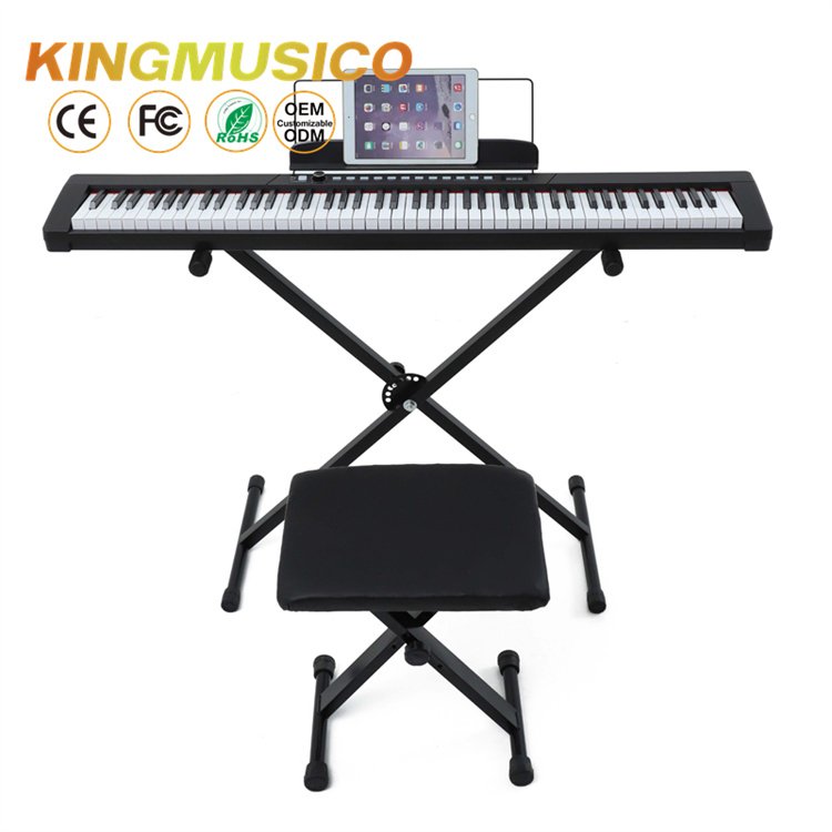 OUTDOOR Home Practice and Performance Portable Digital Piano 88 Keys Electric Piano