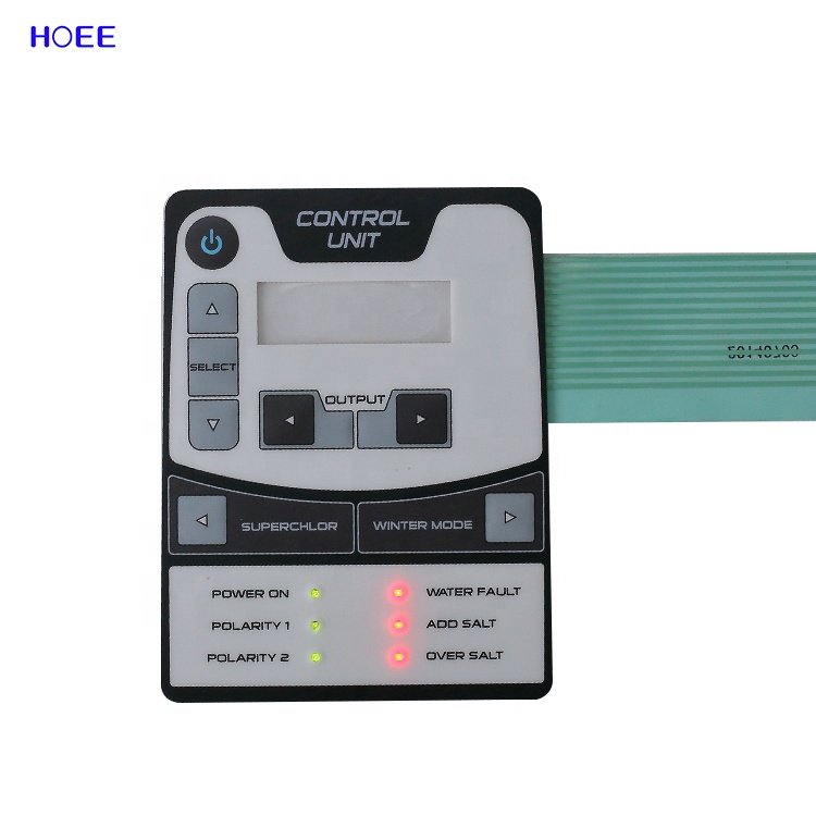 electric marine switch led panel size customized membrane