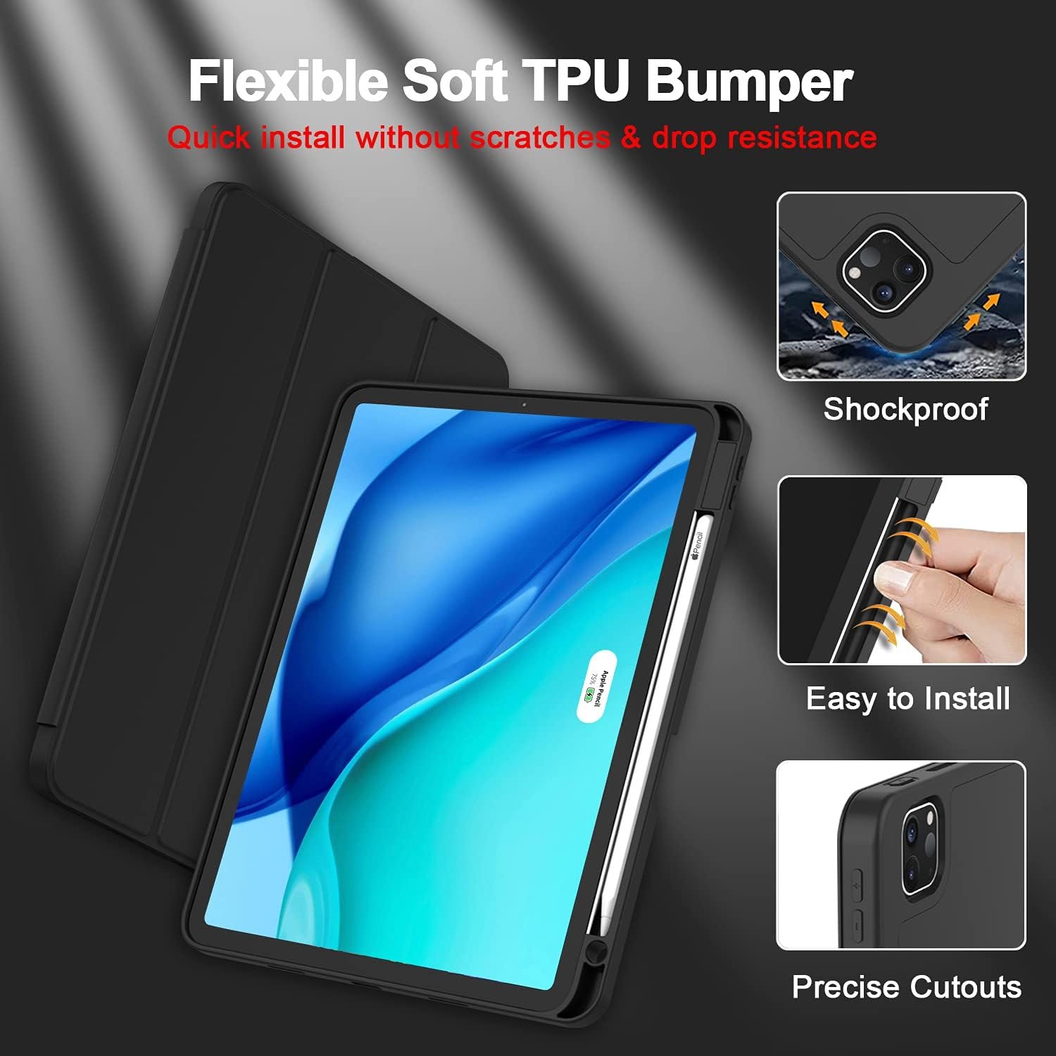 Factory Wholesale Custom Tablet Case Protector For Samsung Tab A9/A9+ 2024 Fashion Scratch and Shockproof Slot Ultra-Thin Cover
