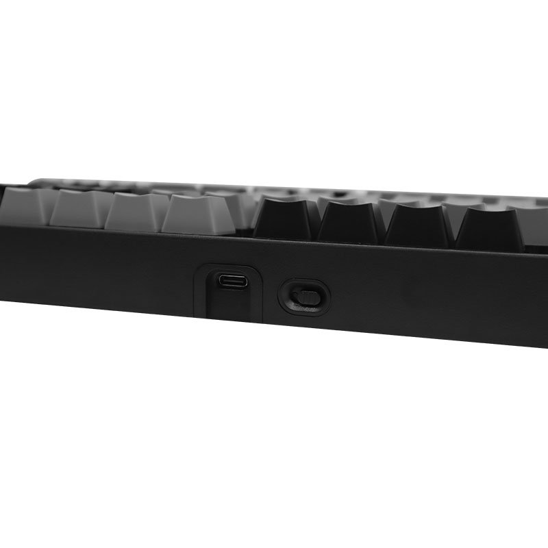 Upgraded Wireless LED Gaming Keyboard, BT/Type-C Dual-Mode Mechanical Keyboard Hot-Swap blue Switch