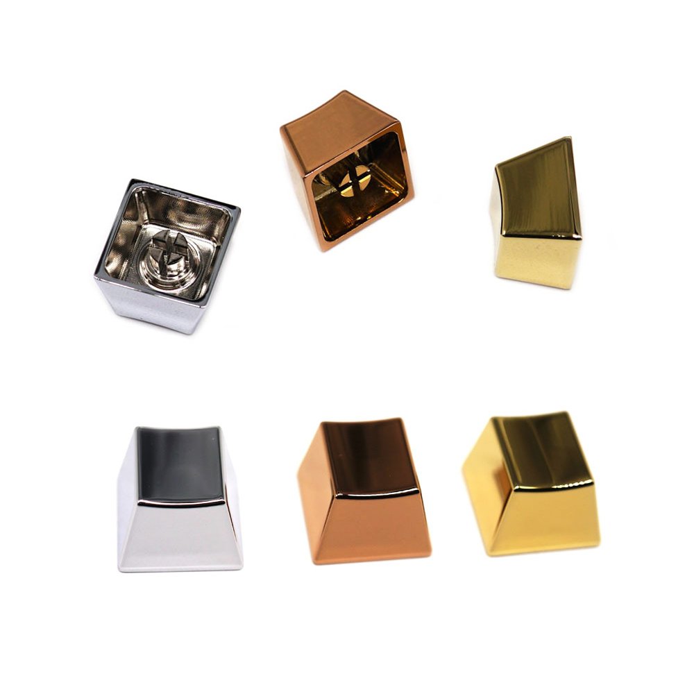 Custom Fashion Cute Aluminum Modified Metal Keycap OEM CNC Machining Laser Carving Mechanical Keyboard Keycaps