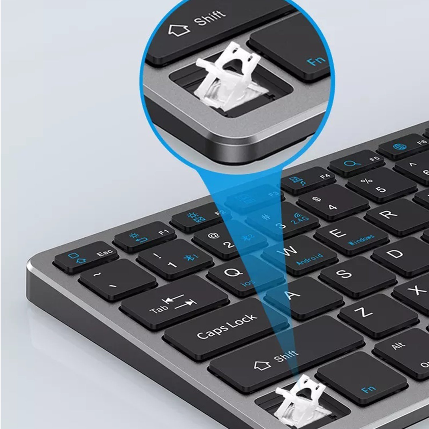 High Quality 68% Free Samples English Qwerty Switch Film Mini Keyboard For Mobile Phones