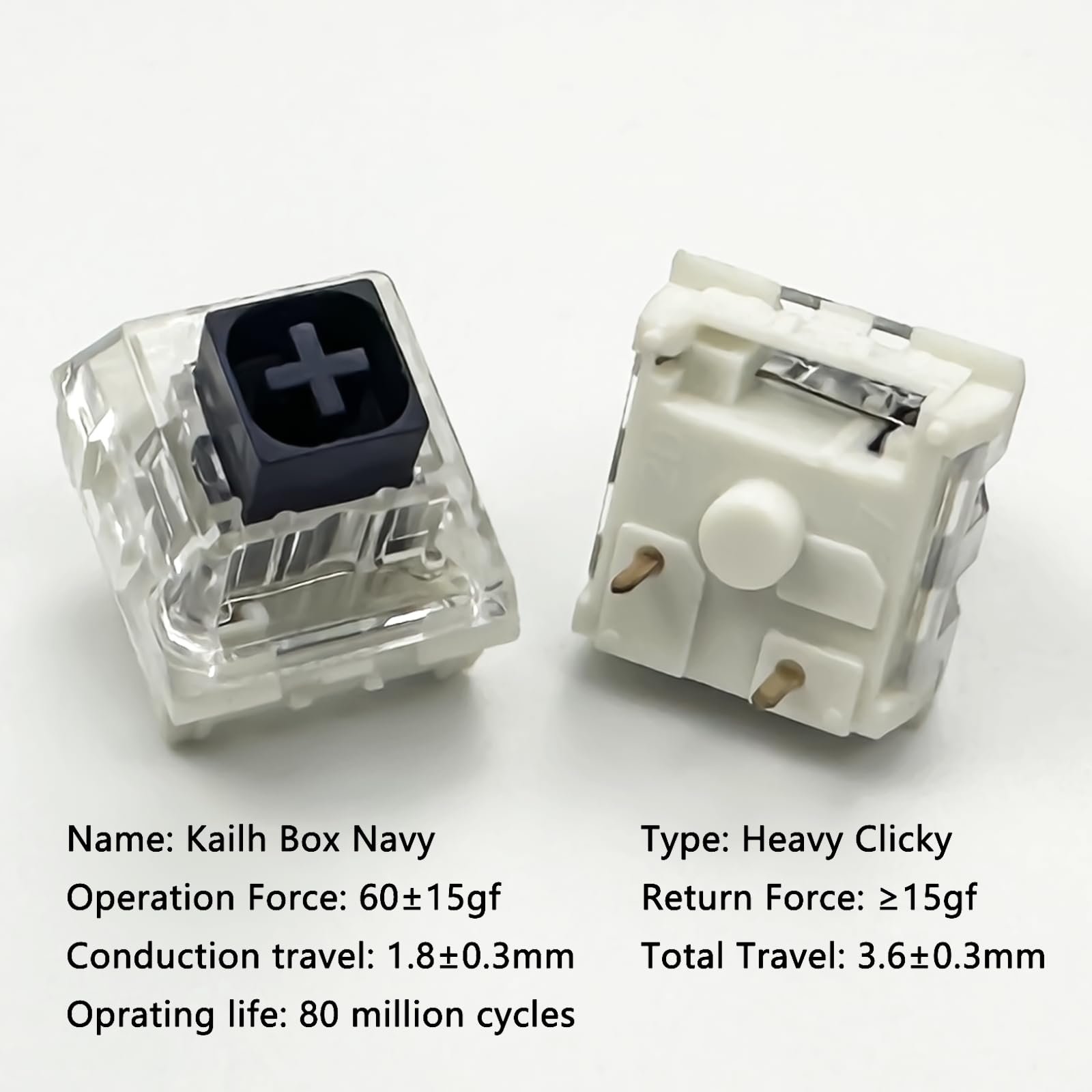 Kailh Box Navy Switches for Mechanical Gaming Keyboard for keyboard