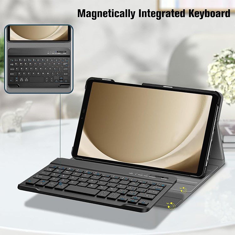 For Galaxy Tab A7 Lite 8.7 Inch Keyboard Case Detachable Keyboard Cover for Samsung Tab A7 Lite SM-T220 T225 T227