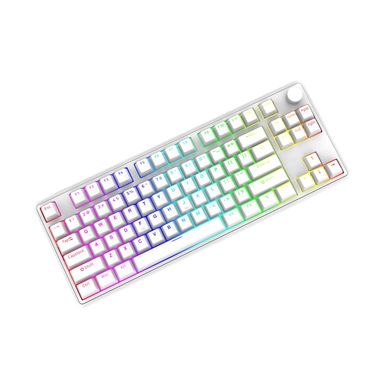 86 Keys Mechanical Keyboard With Macro Setting And Rgb Backlit Programmable Mechanical Keyboard