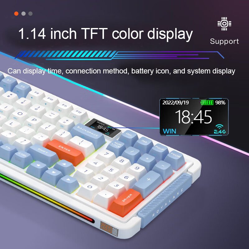 OEM L98 Royalaxe Desktop And Laptop Gaming Keyboards Mechanical Keyboard