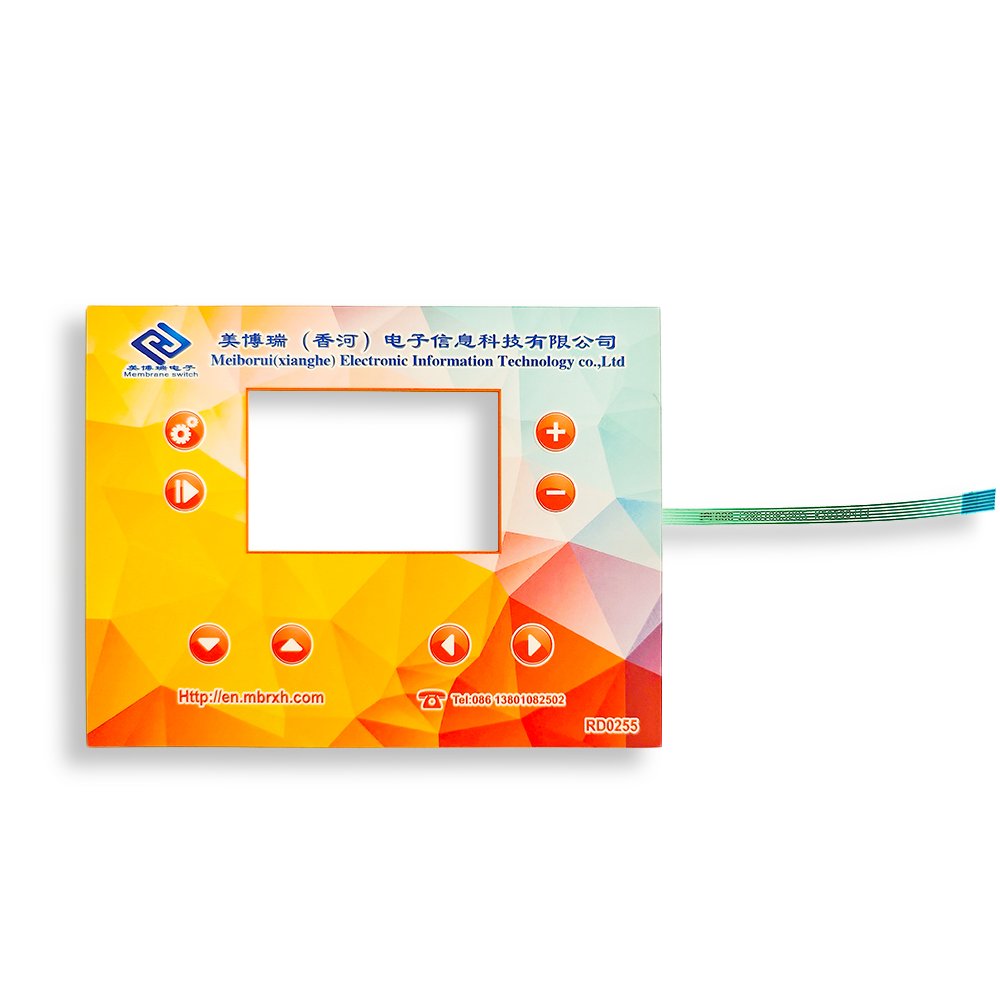 OEM golden supplier switch membrane film cover with adhesive