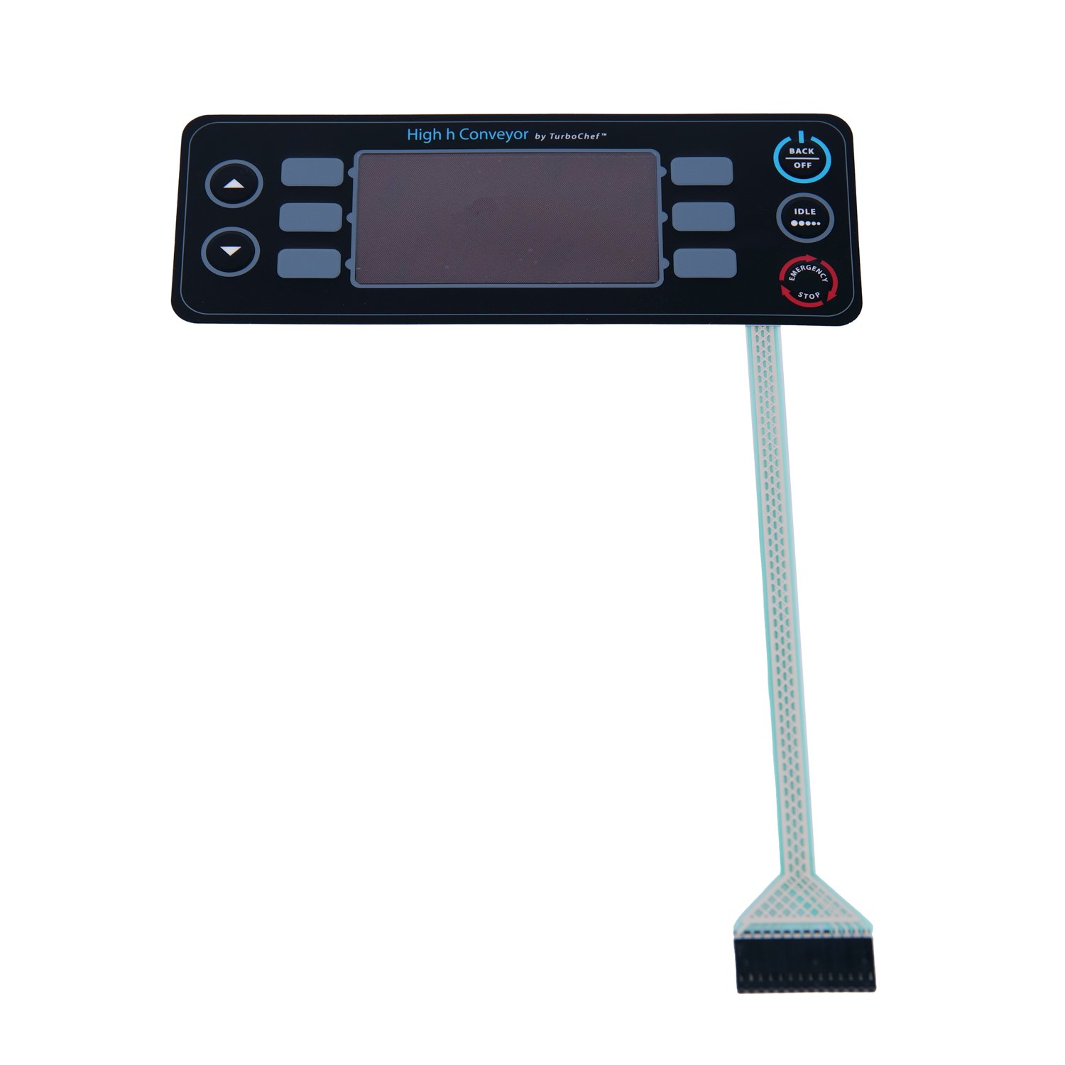 Tactile 10 Button Custom Temperature Controlled Membrane Switch Electric For Machining Control Equipment