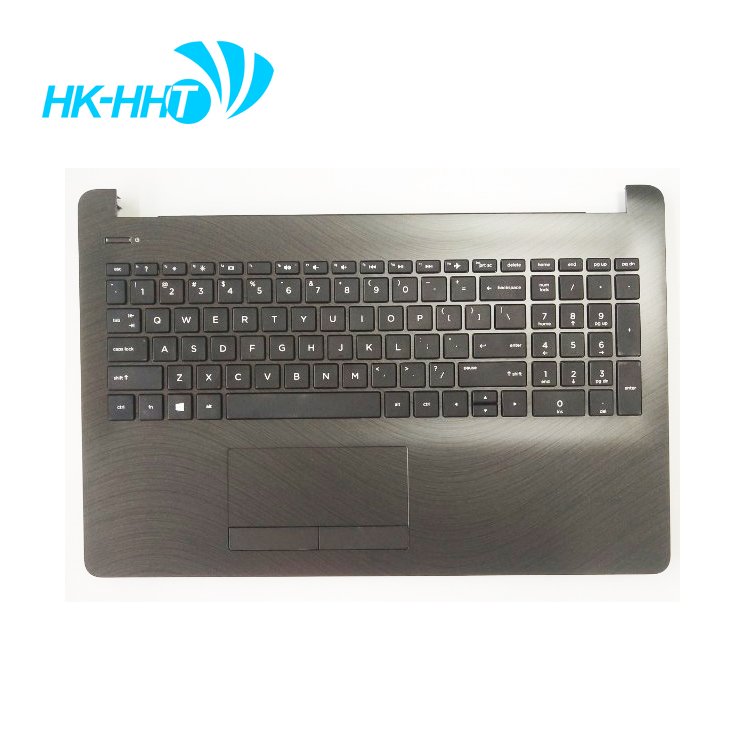 HK-HHT Laptop shell for HP 15-BS 15-BW 250 G6 255 G6 256 G6 Laptop Keyboard Spanish Black Palmrest COVER
