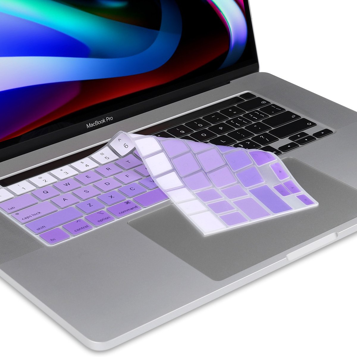Waterproof US English Soft Silicone Rubber Keyboard Covers For Macbook Pro 13 16