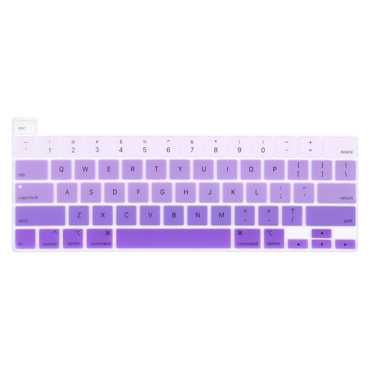 Waterproof US English Soft Silicone Rubber Keyboard Covers For Macbook Pro 13 16