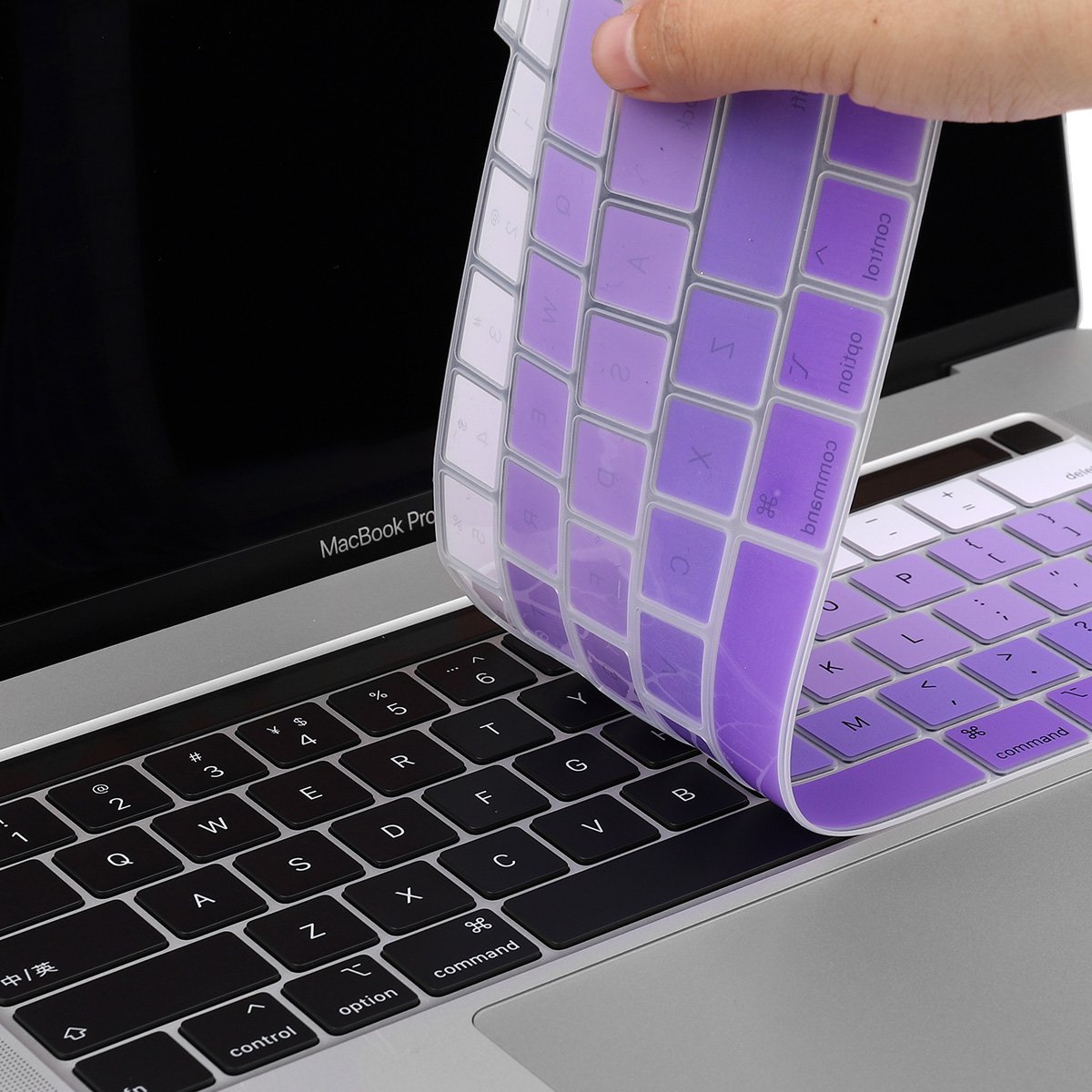 Waterproof US English Soft Silicone Rubber Keyboard Covers For Macbook Pro 13 16