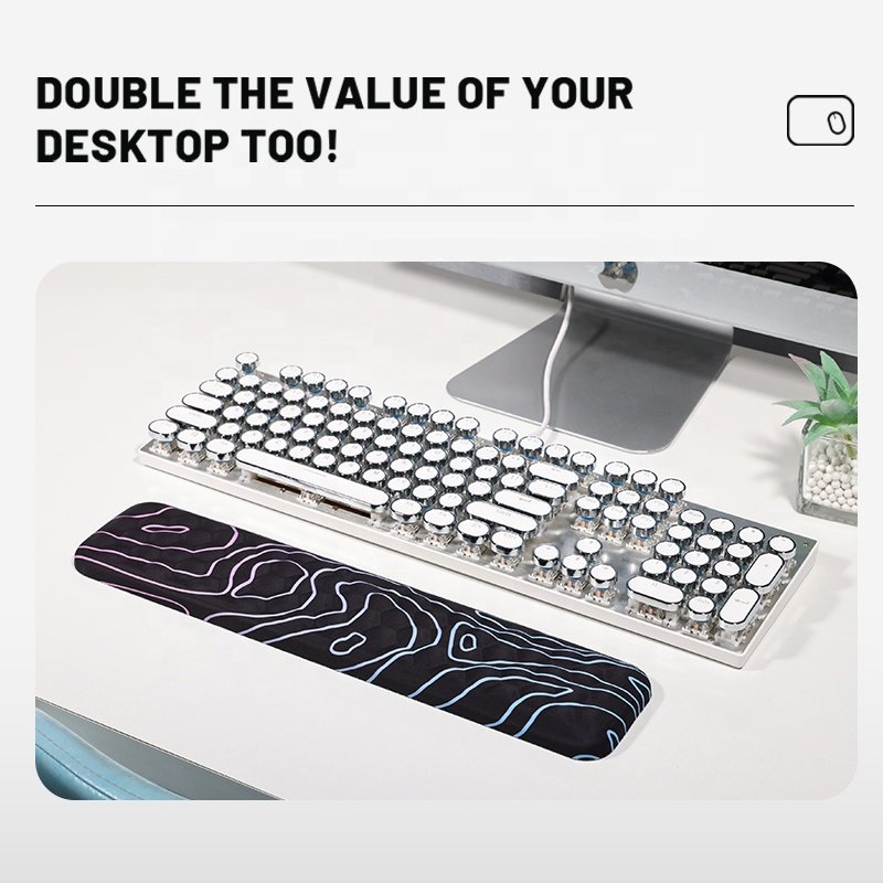 PC Memory Foam Mouse Pad Gaming Accessories Mouse Pad Anime Table Keyboard Desk Mat Gamer Rubber for Computer Laptop Office Home