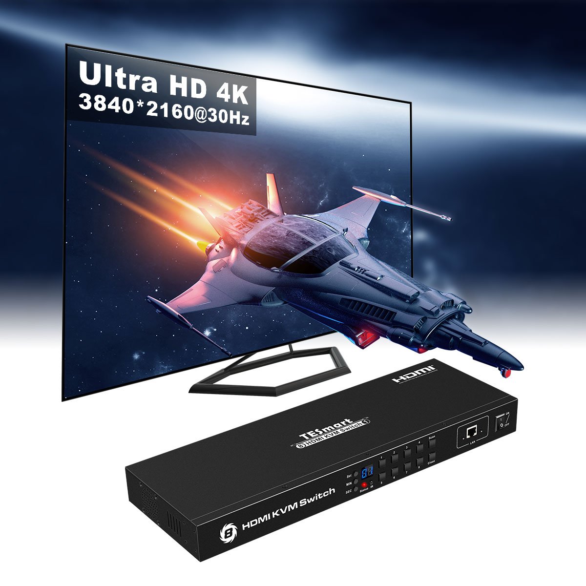 TESmart Top Class Product 4k 8 port HDMI KVM Switch