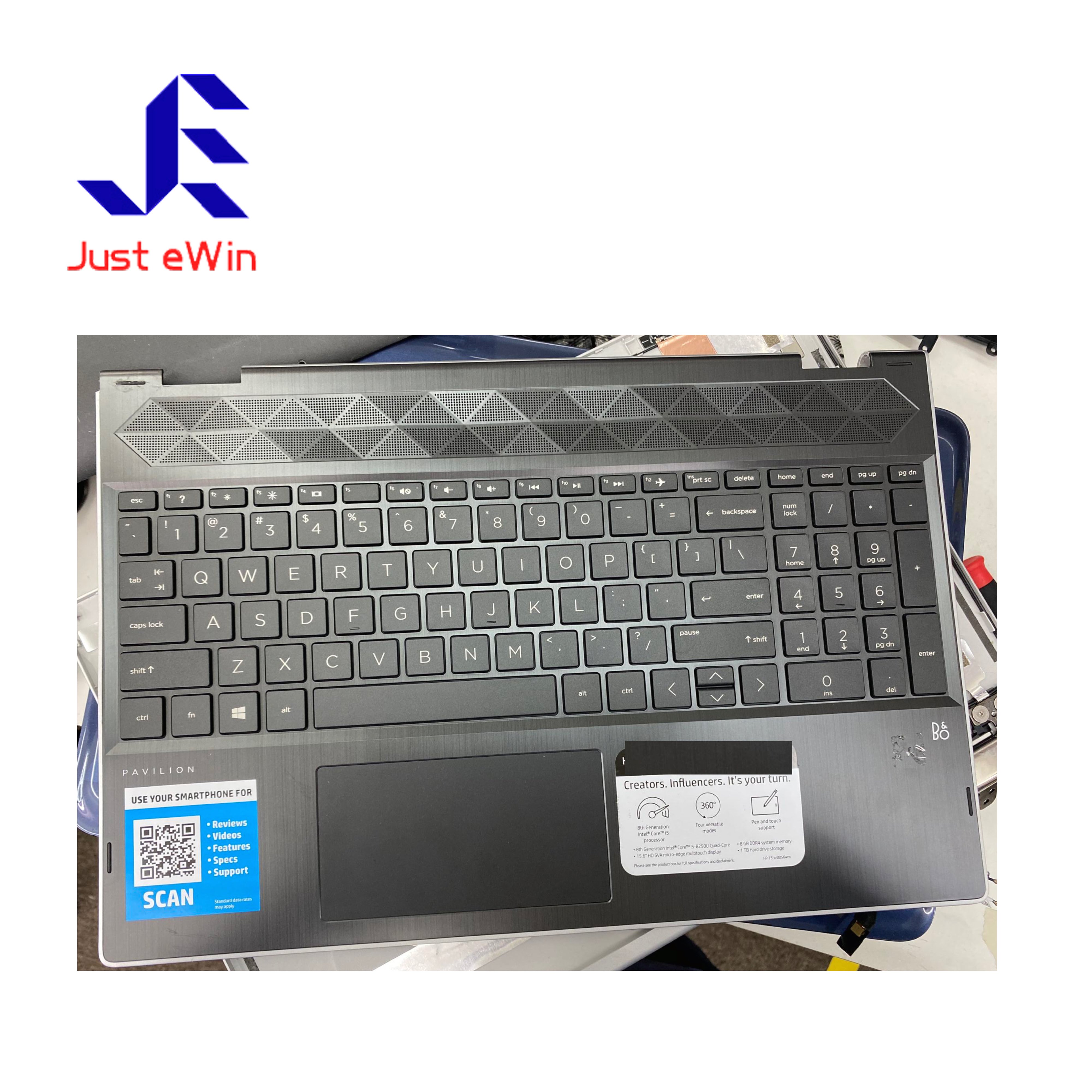 Laptop upper case palmrest top case for HP Lenovo Dell Acer Asus with/without keyboard touchpad laptop cover a b c d