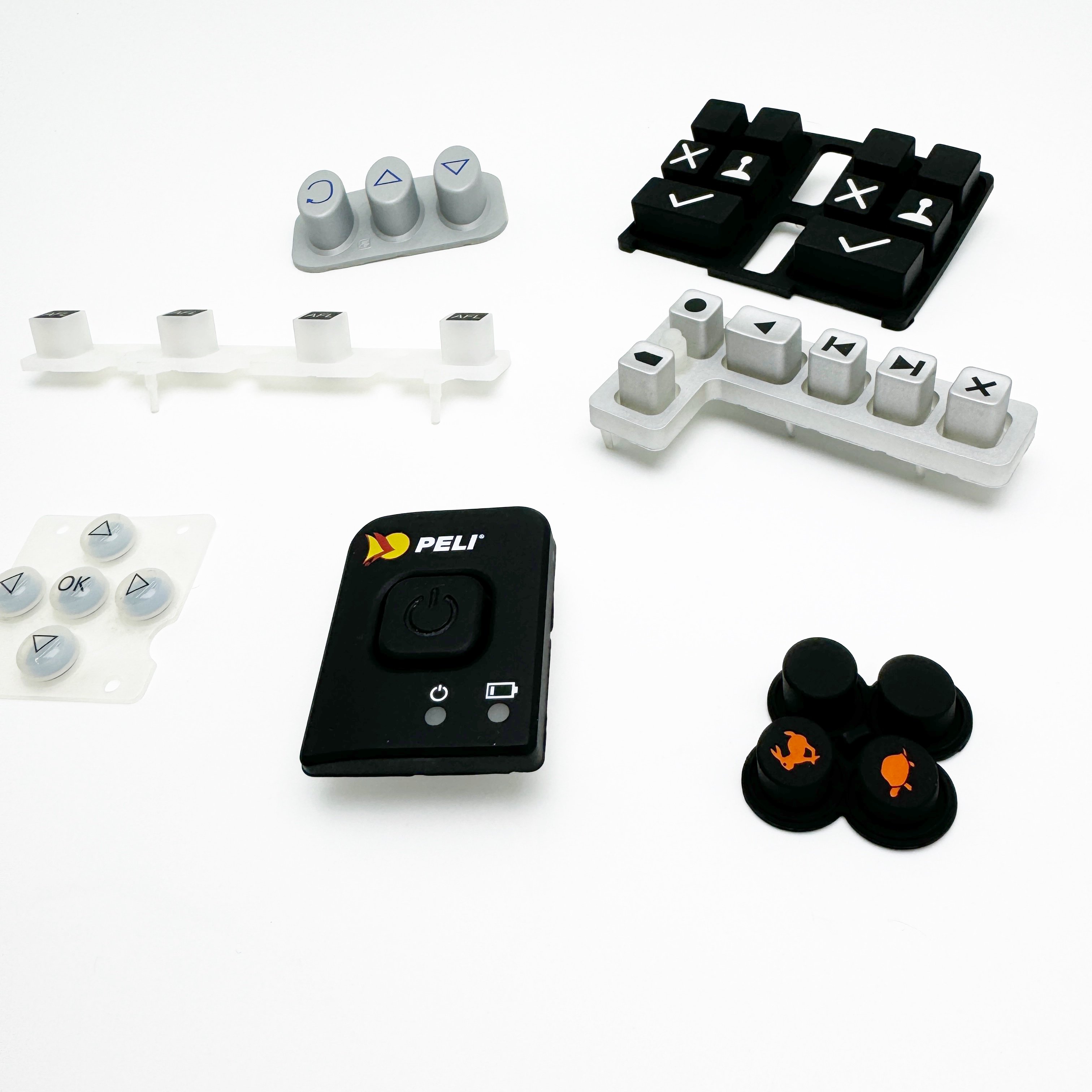 OEM ODM.Professional custom silicone buttons Rubber Keyboard, custom size color LOGO molding processing mould service