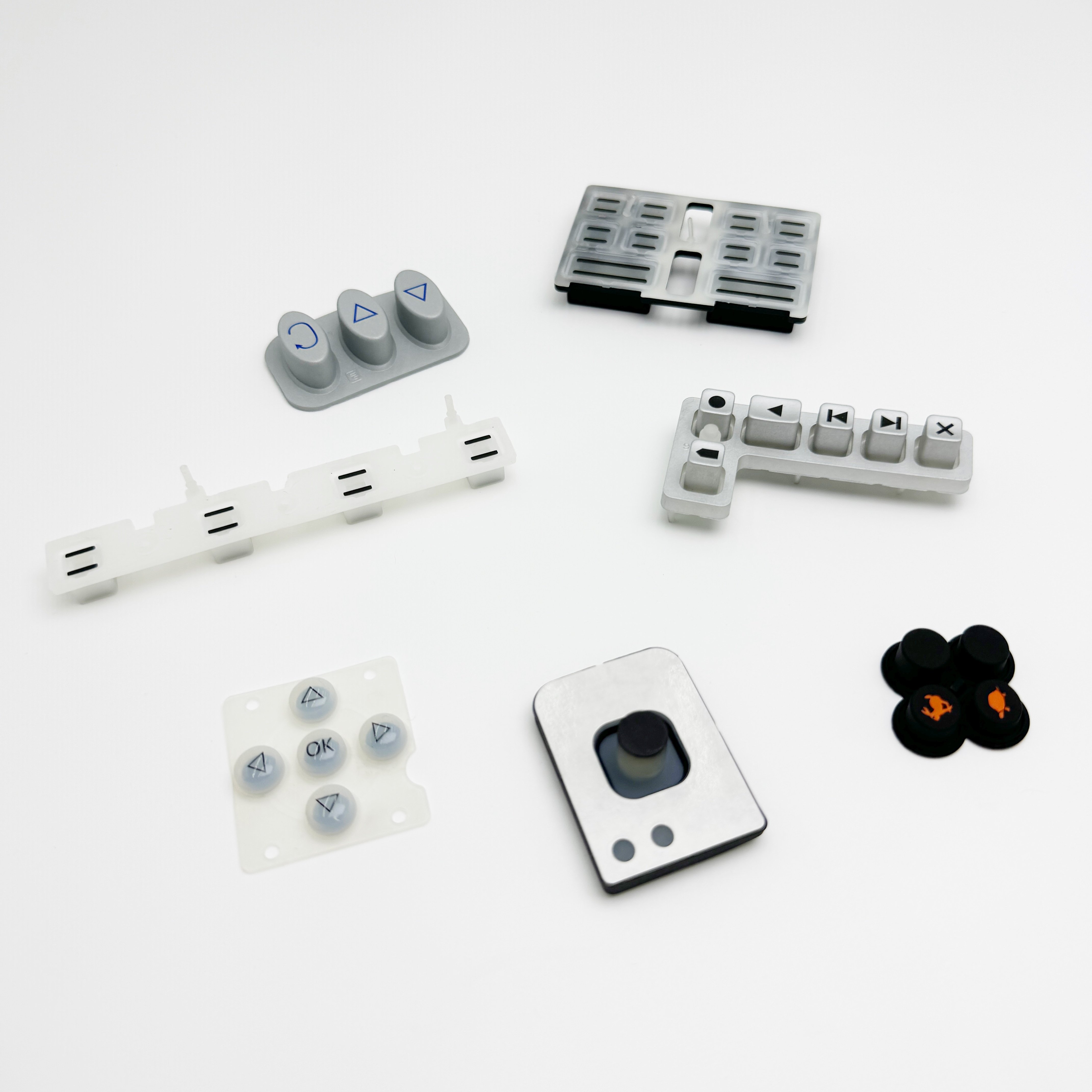 OEM ODM.Professional custom silicone buttons Rubber Keyboard, custom size color LOGO molding processing mould service