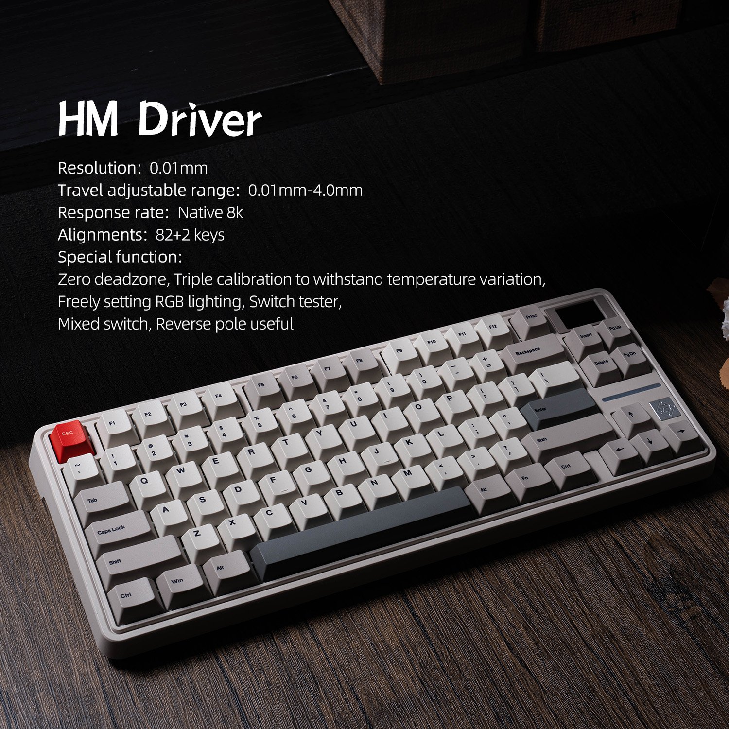 SIKAKEYB Castle HM80 80% Gaming Keyboard Gateron Magnetic Jade Pro Switch Mixed Color Quick Trigger Keyboard