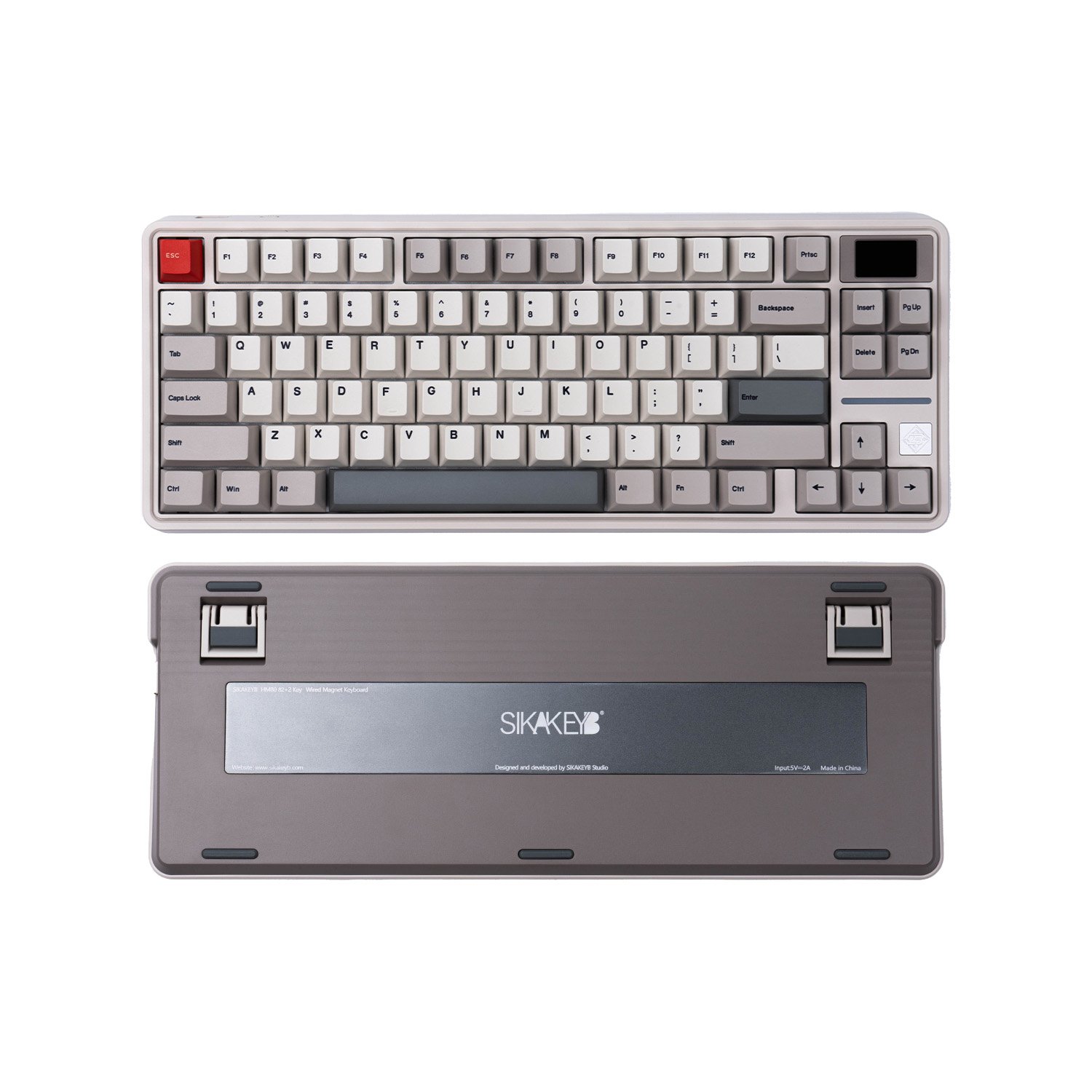 SIKAKEYB Castle HM80 80% Gaming Keyboard Gateron Magnetic Jade Pro Switch Mixed Color Quick Trigger Keyboard