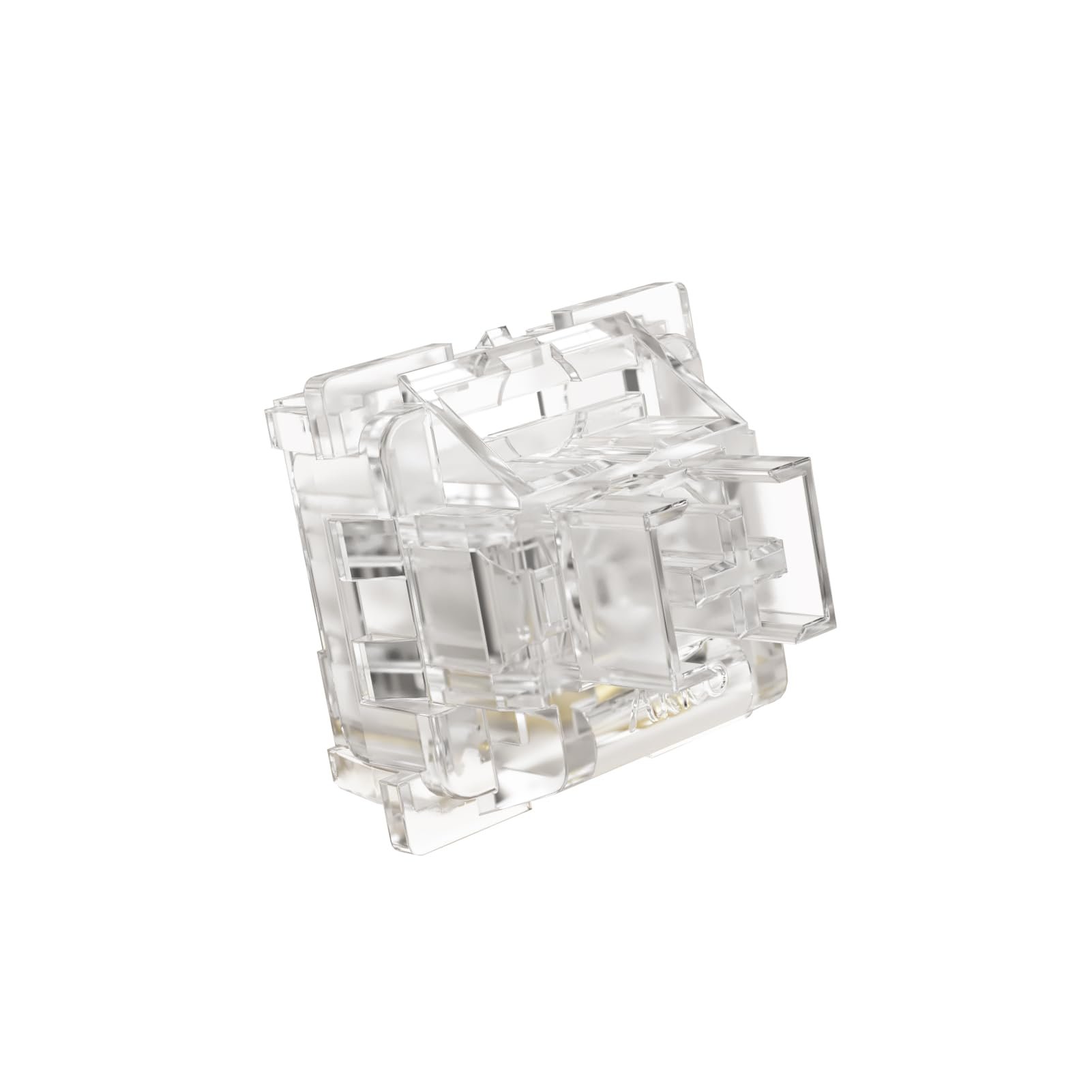 45 Pieces/Box Akko V3 Pro Crystal Full Polycarbonate Switches Dustproof 3 Pin 45gf Linear Switch for DIY Keyboard Switch