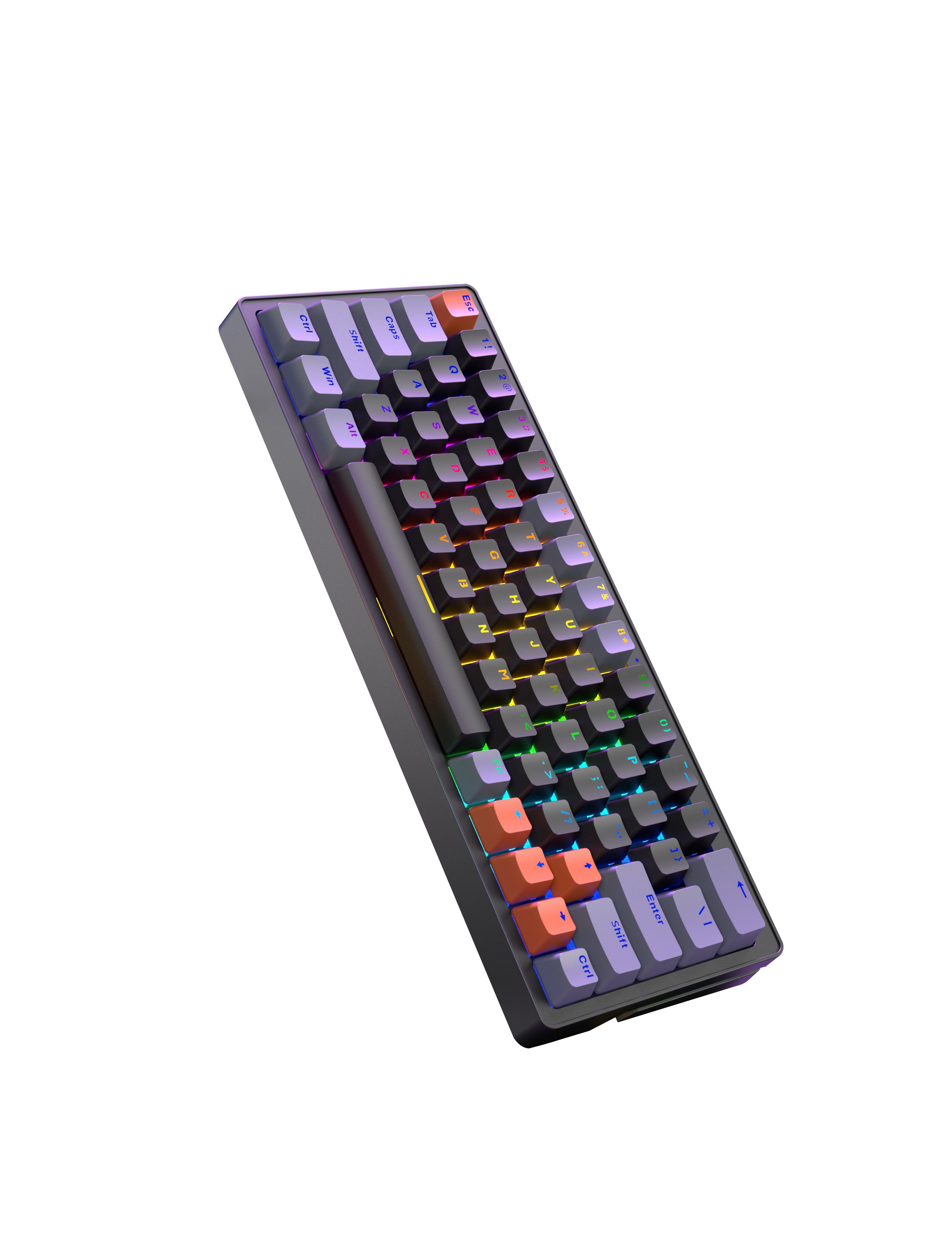 61 Keys USB Wired Mechanical Keyboard Key Board PC Notebook Laptop Computer Keyboards