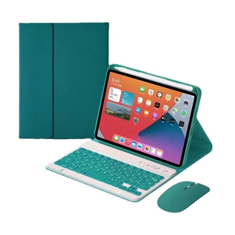 Custom Magic Silicone Keyboard Cover for iPad Mini 6 Leather Flip Case with Touchpad iPad Keyboard Accessory