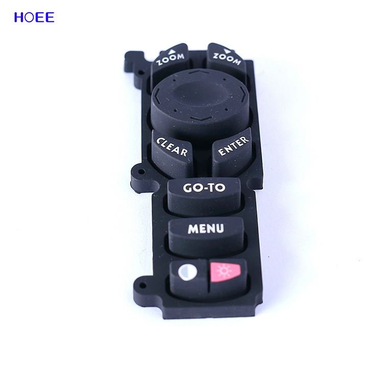 high temperature resistance electrical insulation flexible Silicone Rubber Button Keypad