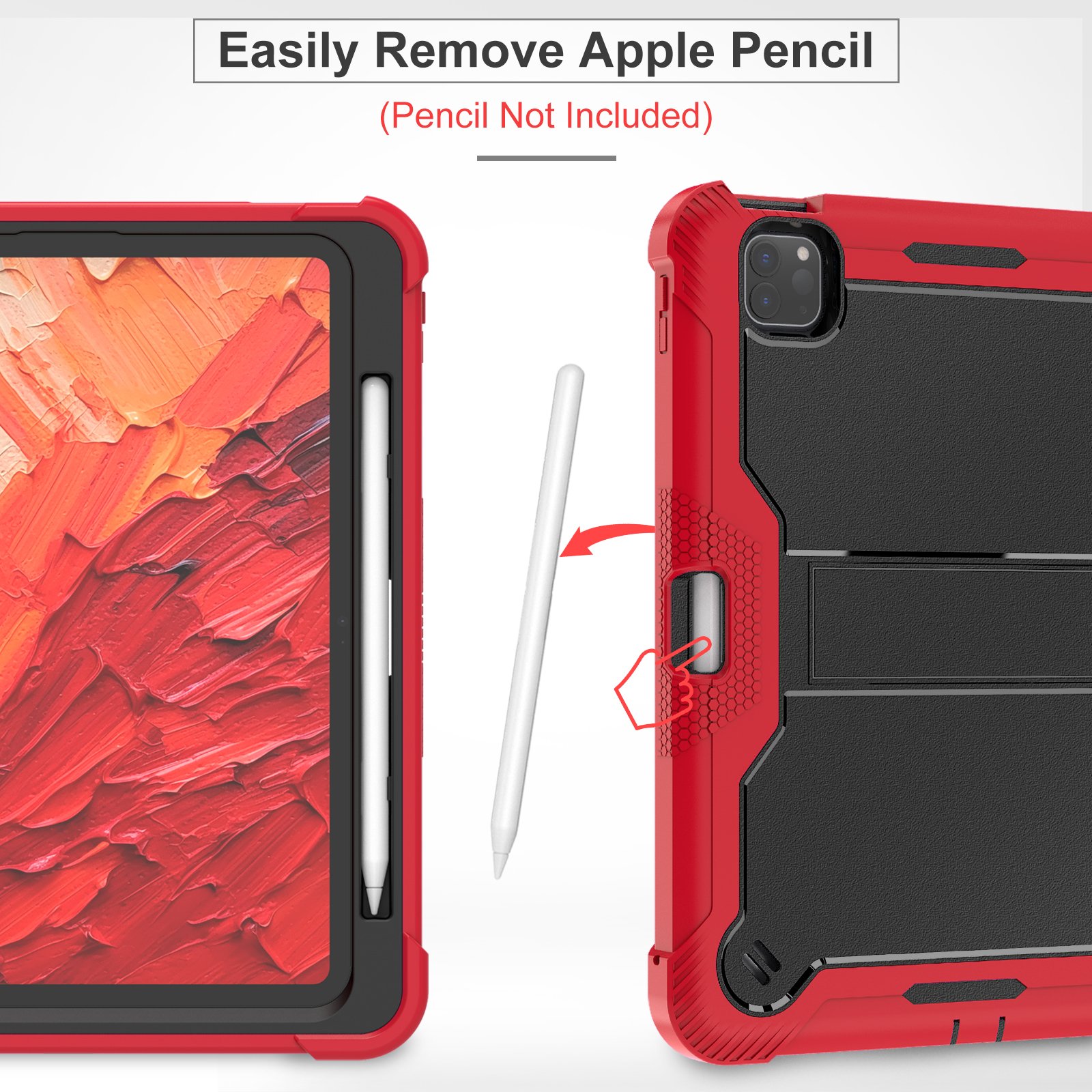 Hot Shockproof TPU Hard Kids Silicone Rugged Cover for iPad Pro Silicone Tablet Protective Case for ipad pro 11 inch m4 Case