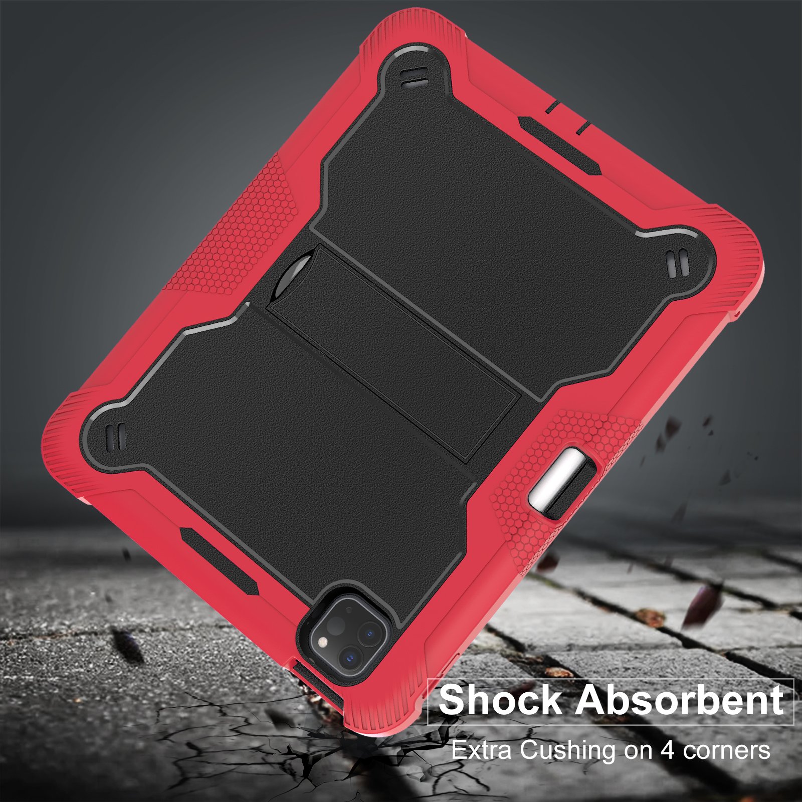 Hot Shockproof TPU Hard Kids Silicone Rugged Cover for iPad Pro Silicone Tablet Protective Case for ipad pro 11 inch m4 Case