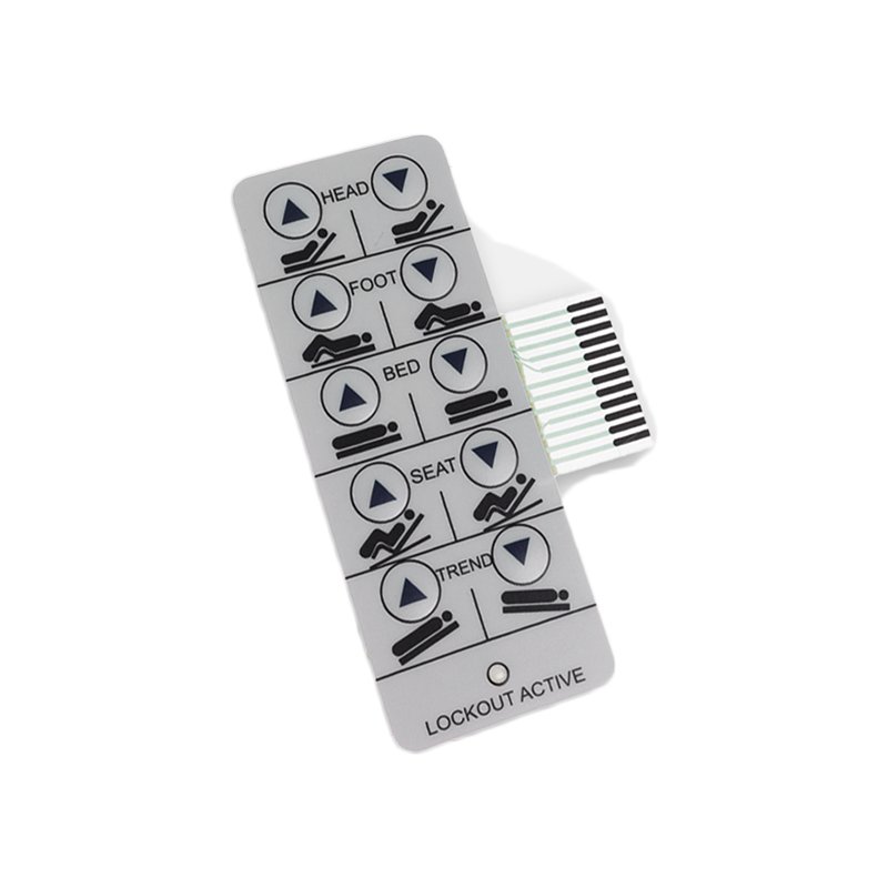 Supplier Keyboard Membrane Switch Keyboard Oem Product Membrane Key Switch Golden Customize Silicone Remote Controller Rosh CMAI